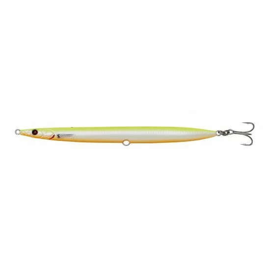 Savage Gear Sandeel Pencil SW 12,5 Cm 19 G Dos Citron Coulant 2 Savage Gear Sandeel Pencil SW 12,5 Cm 19 G Dos Citron Coulant
